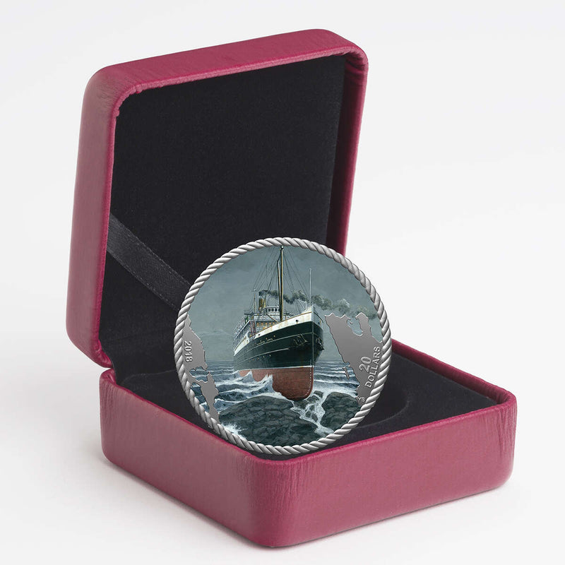 2018 $20 The Sinking of the SS Princess Sophia - Pure Silver Coin Default Title