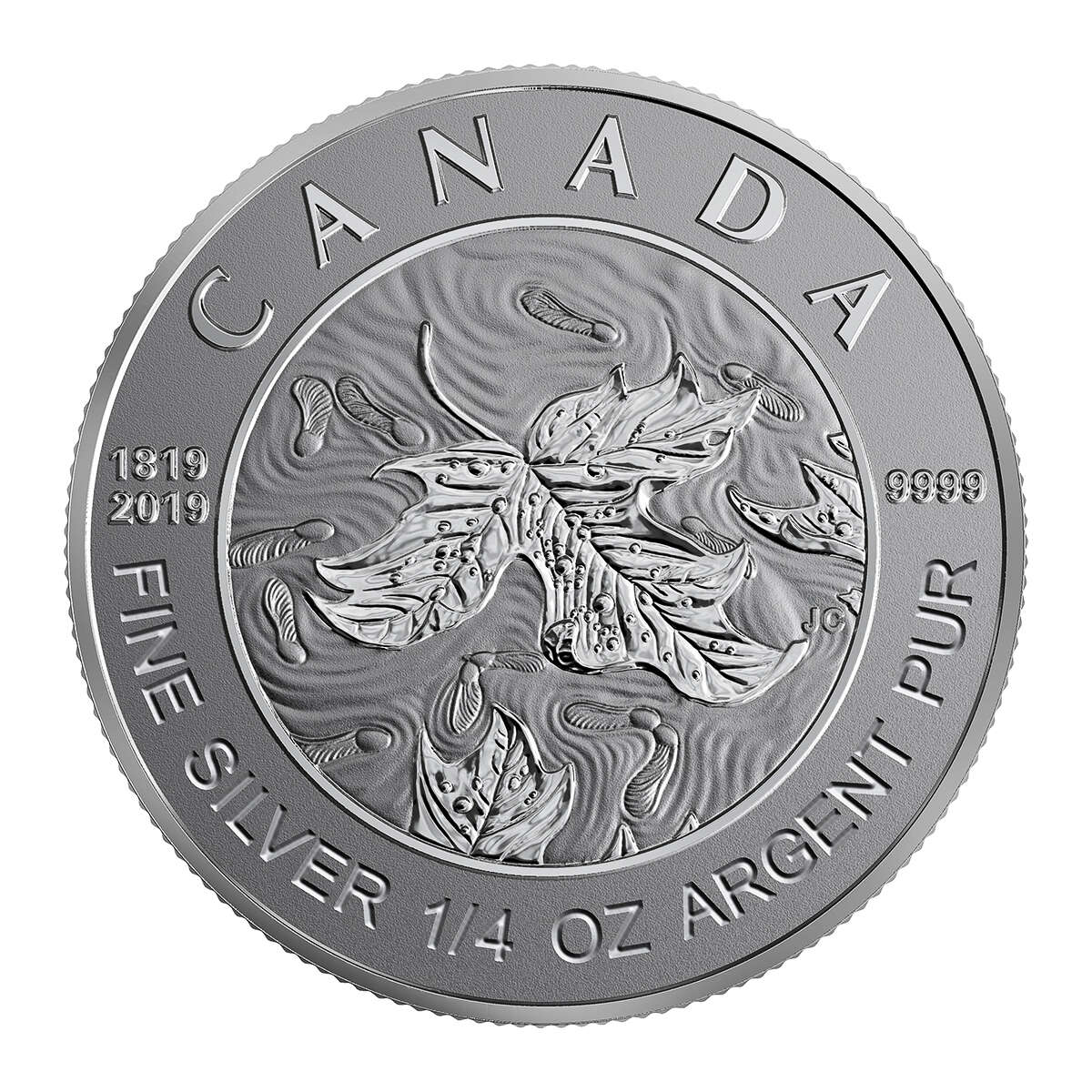 2019 Maple Leaf Fractional Set: A Bicentennial Celebration - Pure Silver Coin Set Default Title