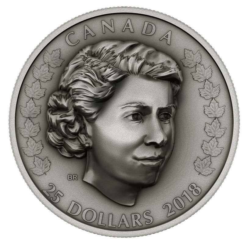 2018 $25 Her Majesty Queen Elizabeth II: The New Queen - Pure Silver Coin Default Title