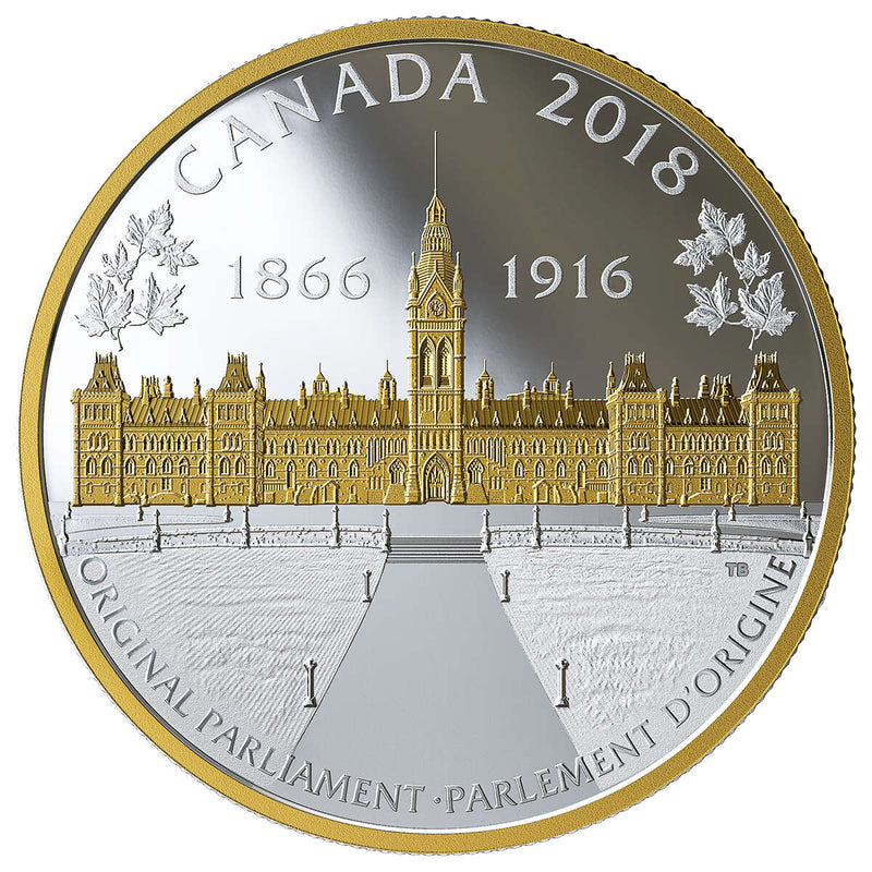 2018 Puzzle Coin: Connecting Canadian History 1866-1916 - Pure Silver with Selective Gold Plating Default Title