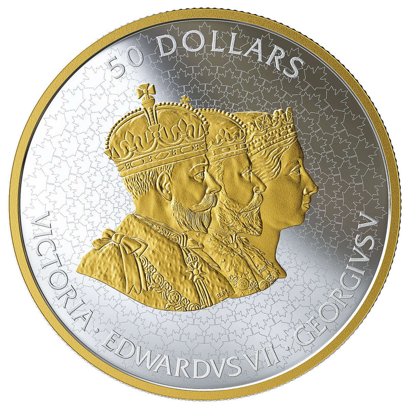 2018 Puzzle Coin: Connecting Canadian History 1866-1916 - Pure Silver with Selective Gold Plating Default Title