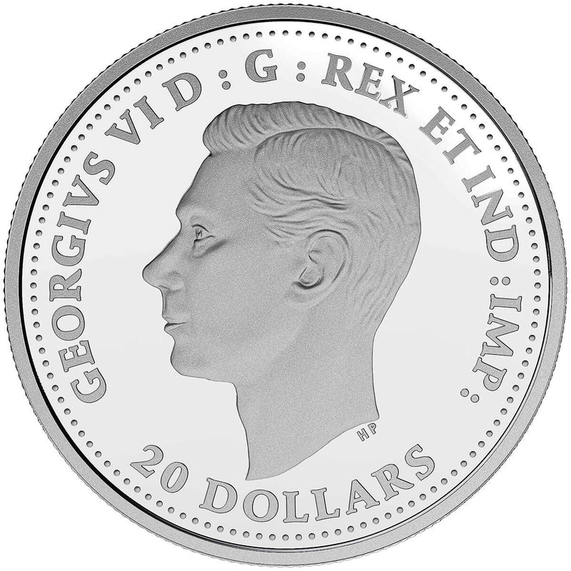 2018 $20 A Nation's Mettle: The Dieppe Raid - Pure Silver Coin Default Title