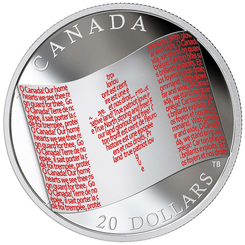 2018 $20 Canadian Flag - Pure Silver Coin Default Title