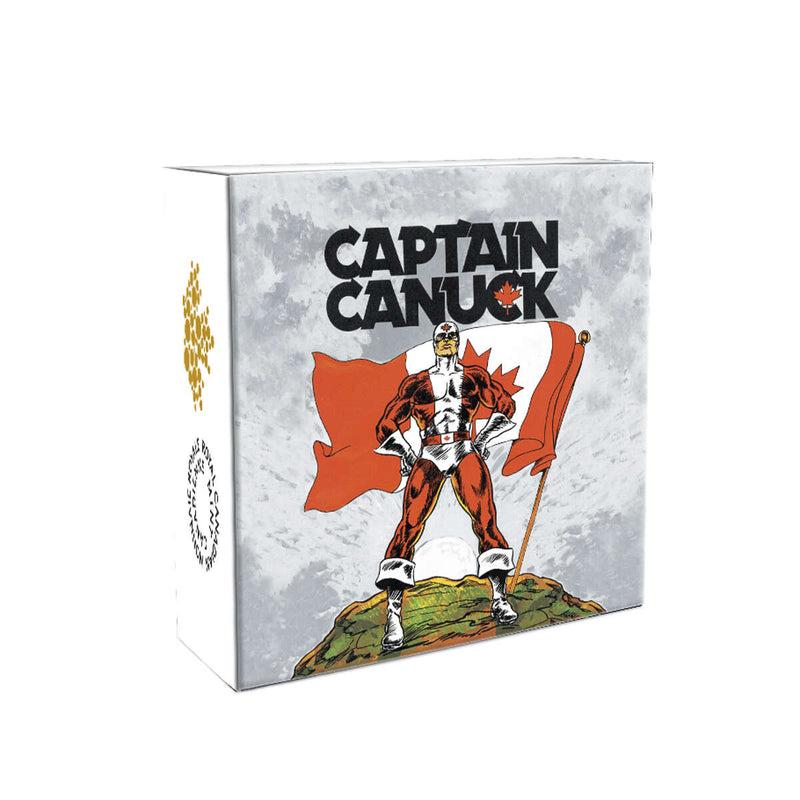 2018 $20 Captain Canuck with Artist Signed Certificate of Authenticity - Pure Silver Coin Default Title