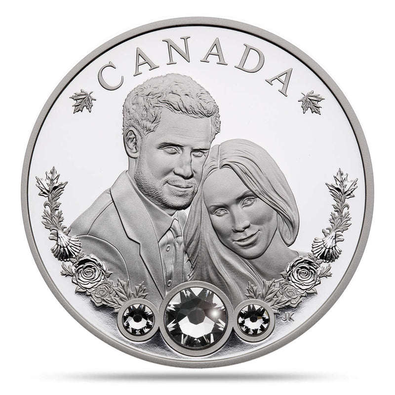 2018 $20 The Royal Wedding of Prince Harry and Ms Meghan Markle - Pure Silver Coin Default Title