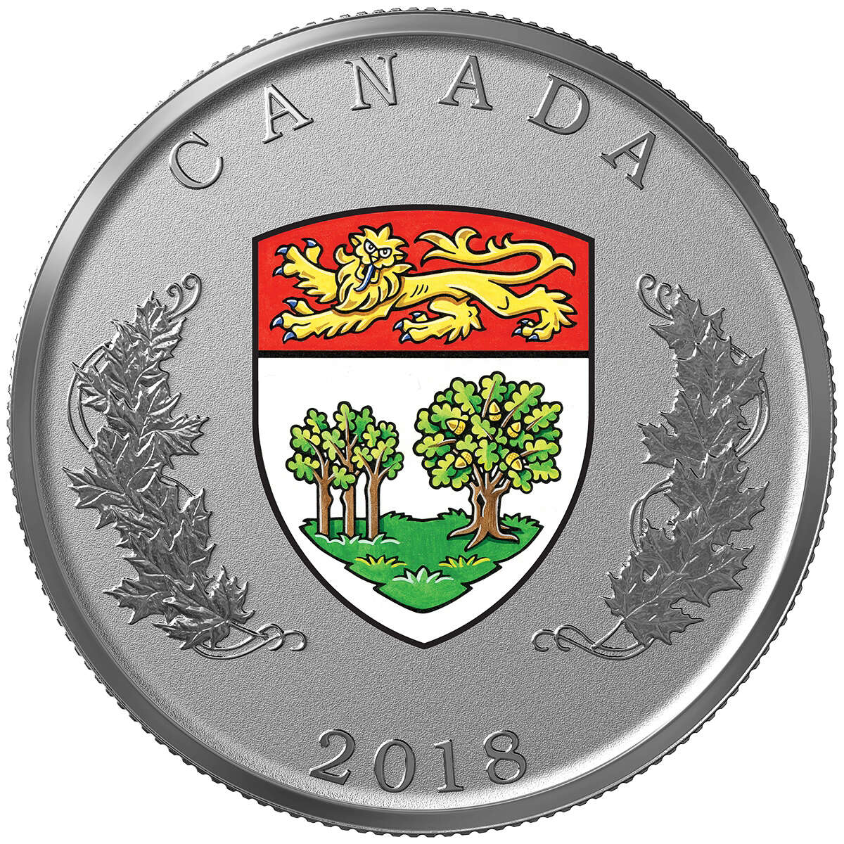 2018 Heraldic Emblems of Canada - Pure Silver 14-Coin Set Default Title