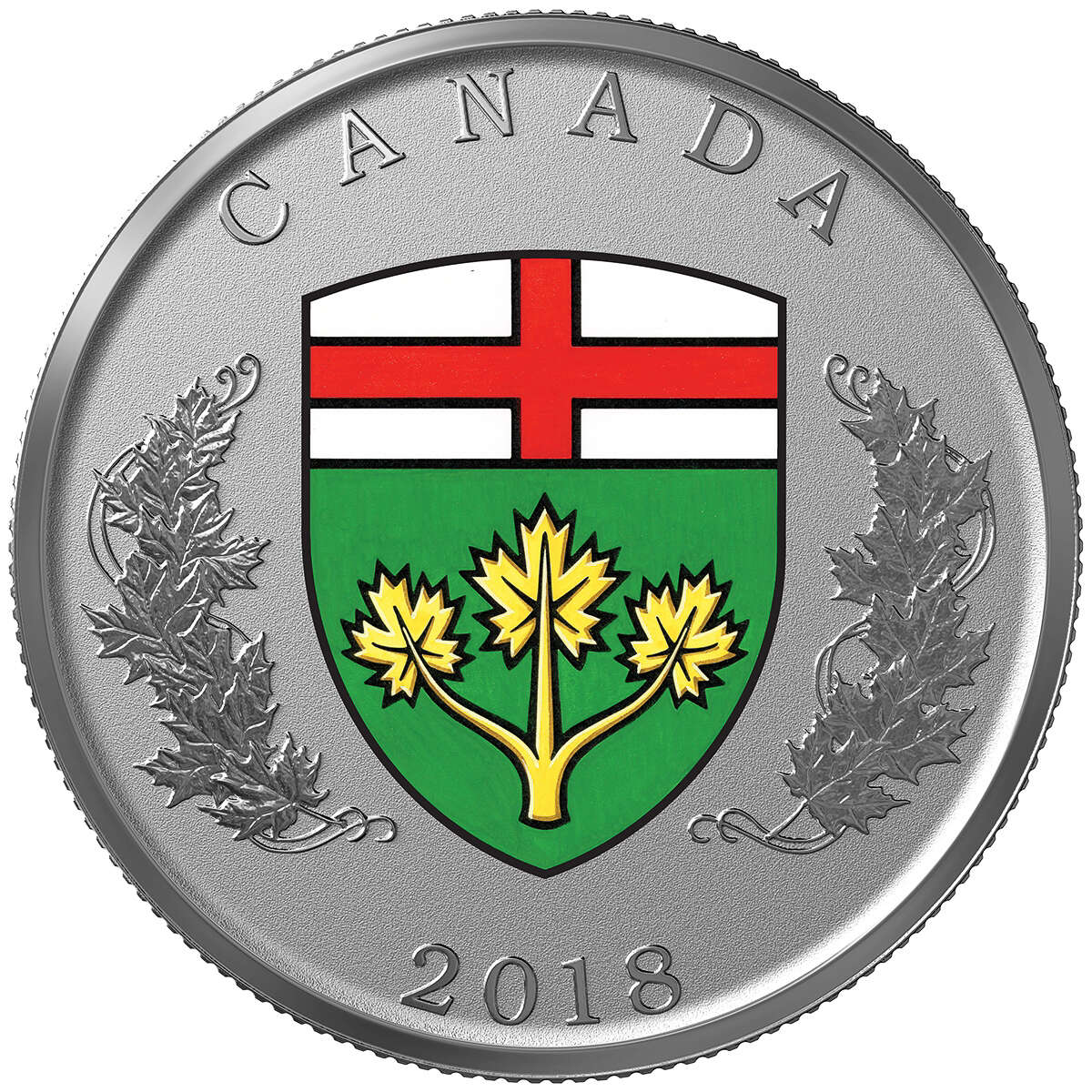 2018 Heraldic Emblems of Canada - Pure Silver 14-Coin Set Default Title