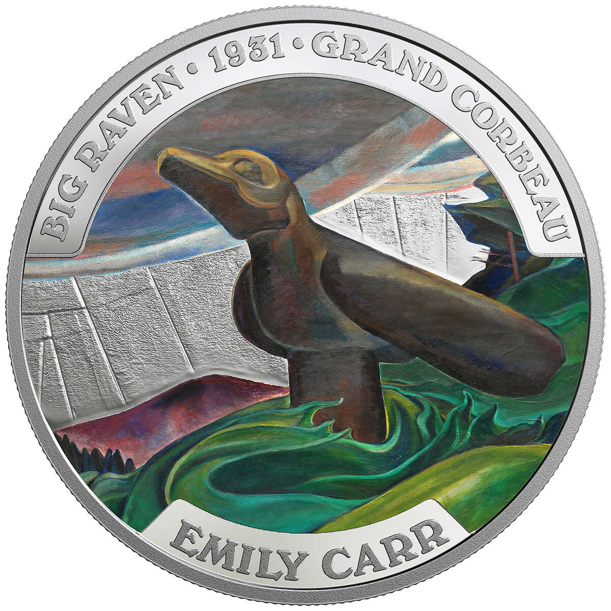 2018 $50 Famous Canadian Art: Emily Carr - Pure Silver Coin Default Title