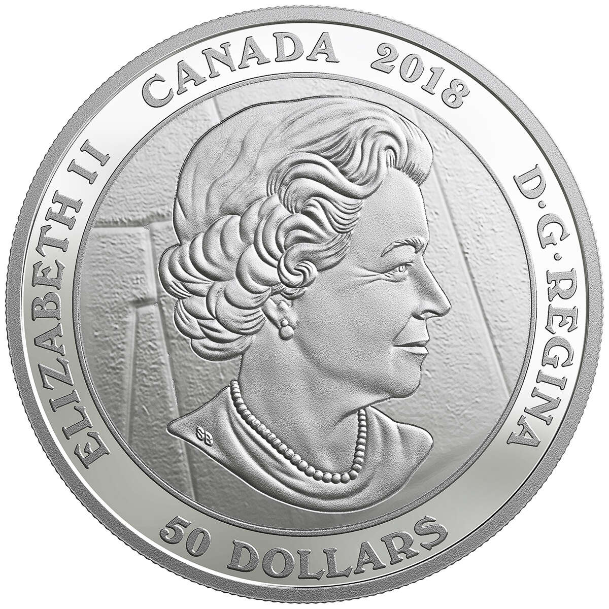 2018 $50 Famous Canadian Art: Emily Carr - Pure Silver Coin Default Title