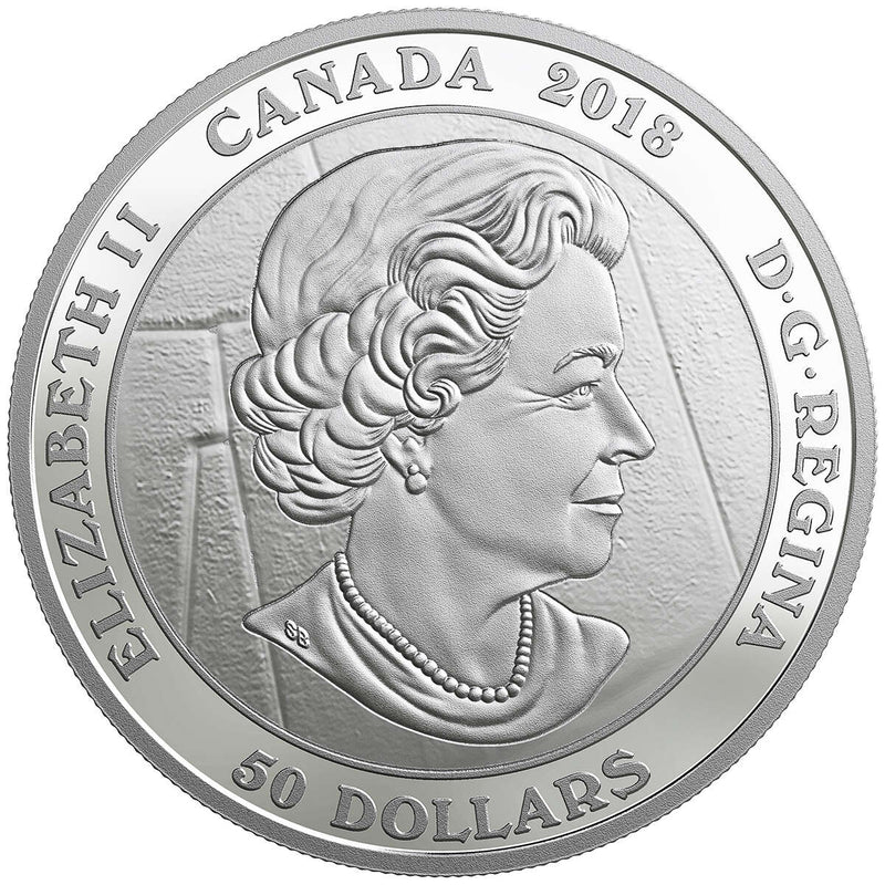 2018 $50 Famous Canadian Art: Emily Carr - Pure Silver Coin Default Title