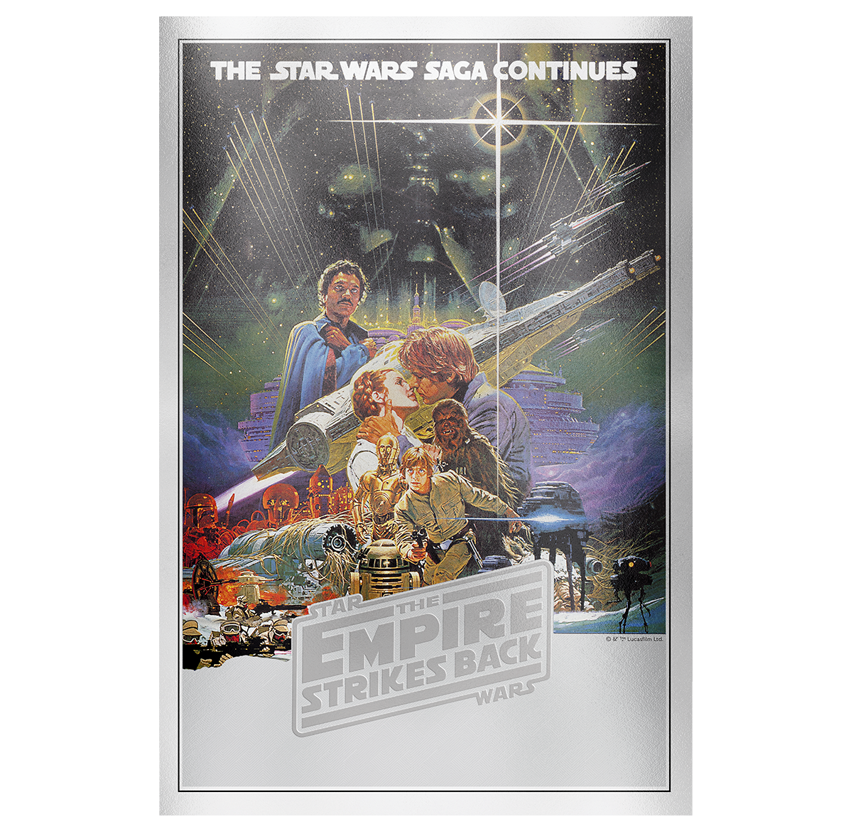 2018 $2 <i>Star Wars<sup>TM</sup>: The Empire Strikes Back</i> Silver Foil - Pure Silver Coin