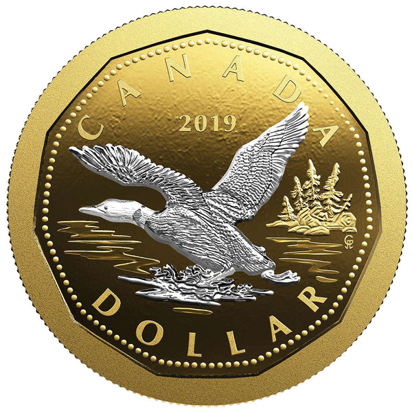 2019 $1 5-Ounce Big Coin Series: Dollar (Single) - Pure Silver Coin Default Title