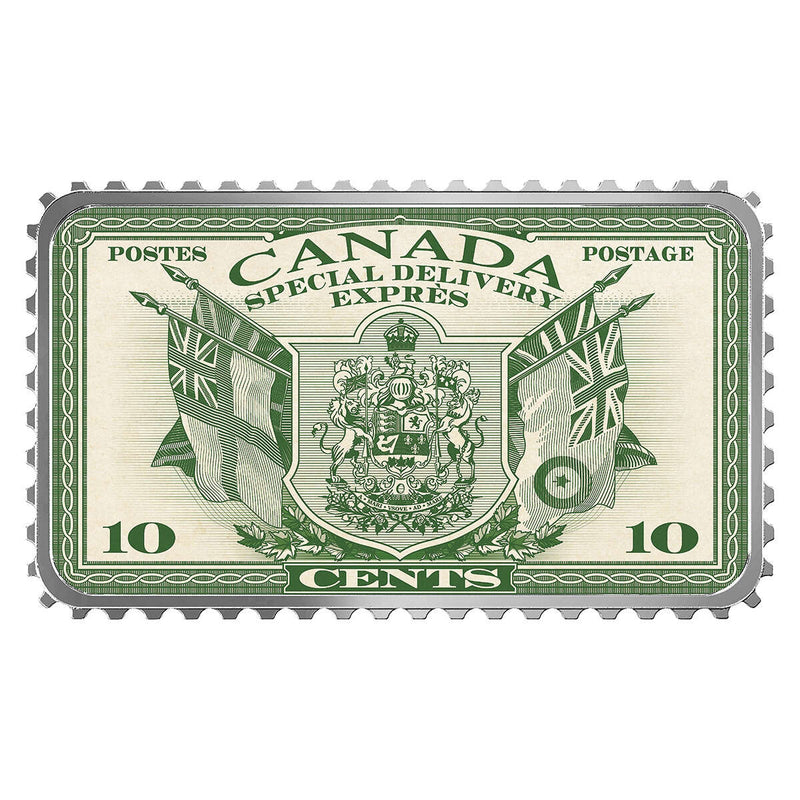 2019 Canada's Historical Stamps: COA +Flags Special Deliver Default Title