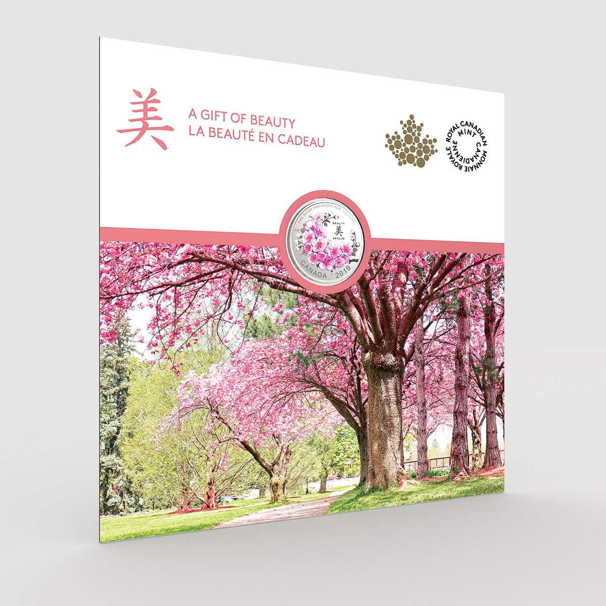 2019 $8 Brilliant Cherry Blossoms: A Gift of Beauty - Pure Silver Coin Default Title