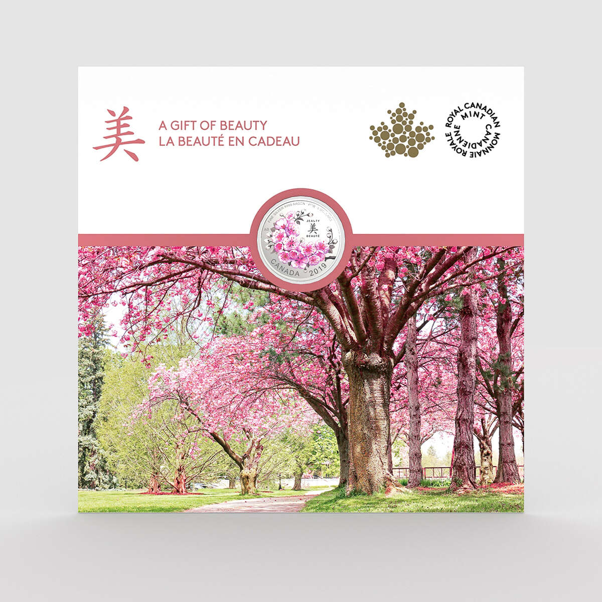 2019 $8 Brilliant Cherry Blossoms: A Gift of Beauty - Pure Silver Coin Default Title