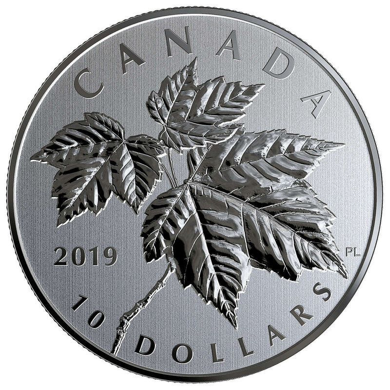 2019 $10 Maple Leaves - Pure Silver Coin Default Title