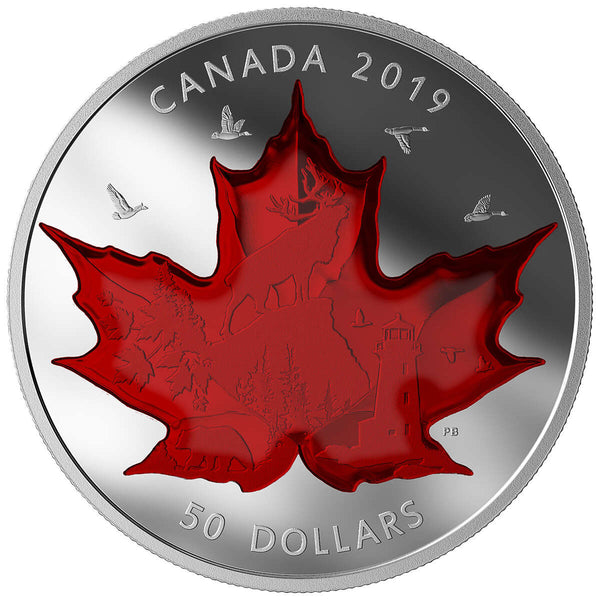 2019 $50 Celebrating Canada's Icons - Pure Silver Coin Default Title