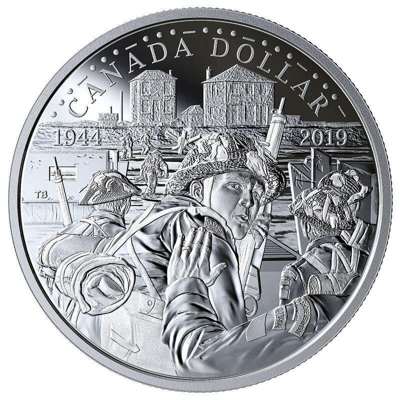 2019 $1 75th Anniversary of D-Day - Proof Silver Coin Default Title