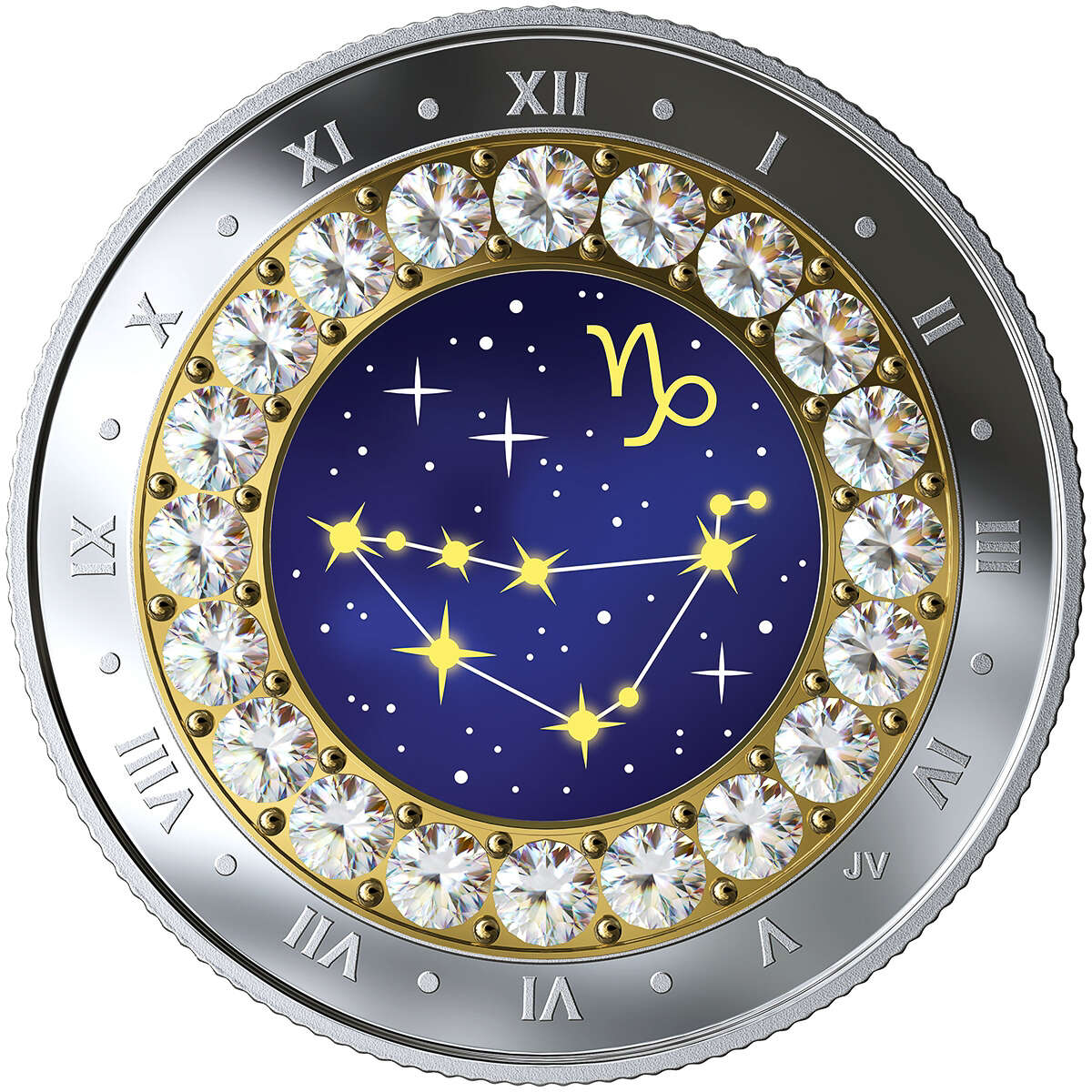 2019 $5 Zodiac Series: Capricorn - Pure Silver Coin Default Title