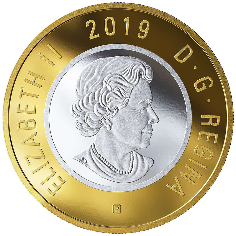 2019 $2 5-Ounce Big Coin: Polar Bear (Single) - Pure Silver Coin Default Title