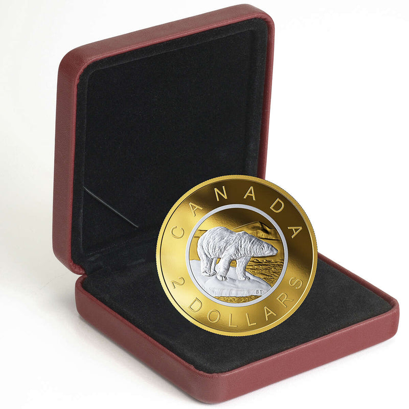 2019 $2 5-Ounce Big Coin: Polar Bear (Single) - Pure Silver Coin Default Title