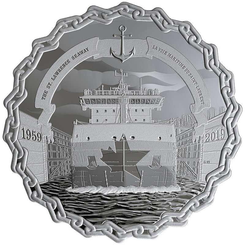 2019 $30 60 Years of Prominence: The St. Lawrence Seaway - Pure Silver Coin Default Title