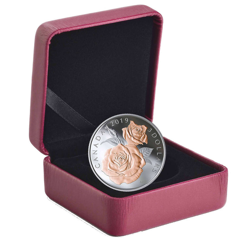 2019 $3 Queen Elizabeth Rose Blossoms - Pure Silver Coin Default Title