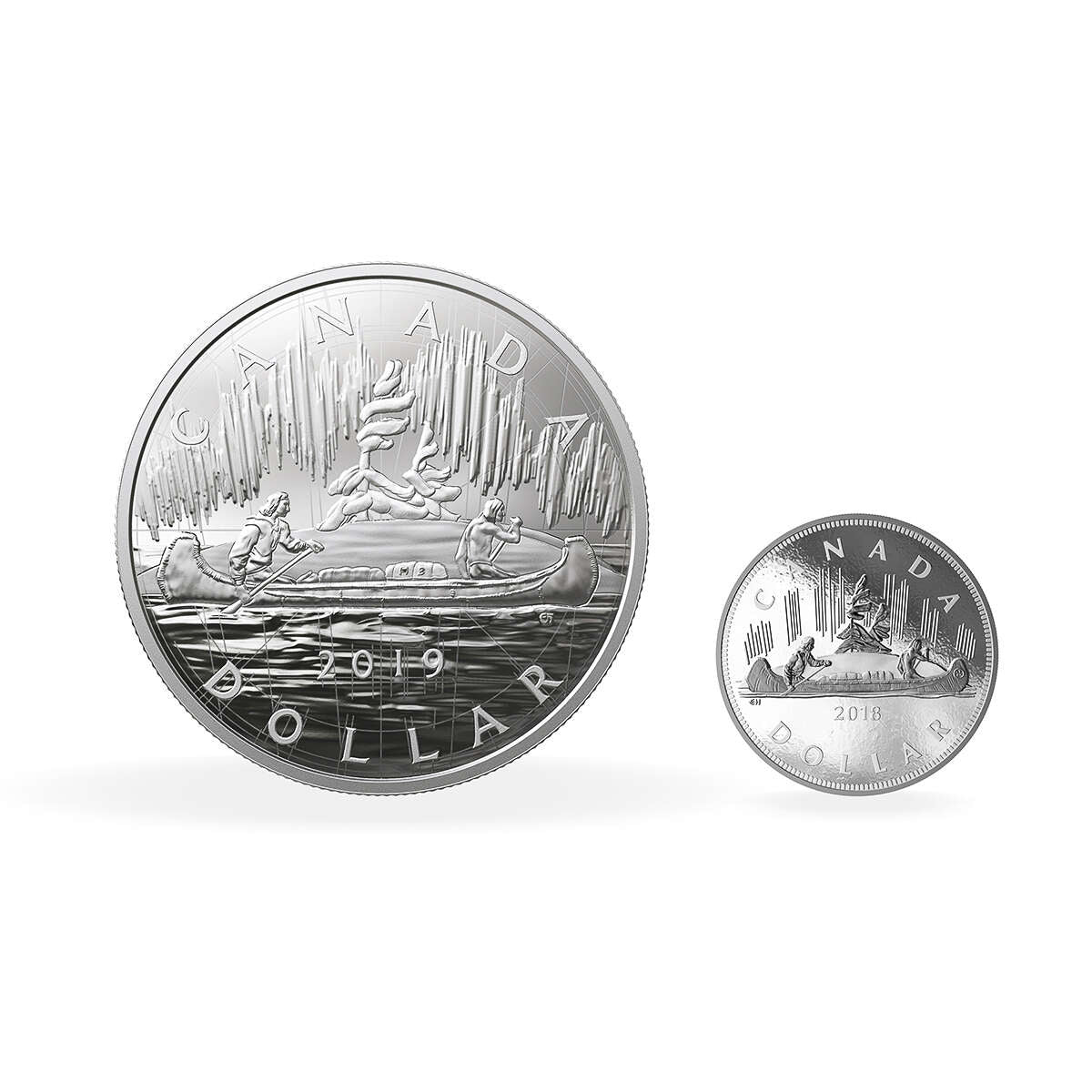 2019 Royal Canadian Mint Coin Lore: Back to Concept - Pure Silver 2-Coin Set Default Title