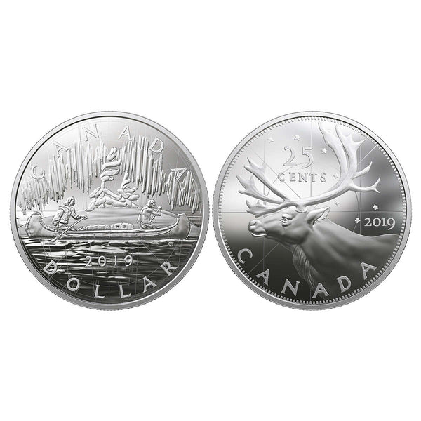 2019 Royal Canadian Mint Coin Lore: Back to Concept - Pure Silver 2-Coin Set Default Title
