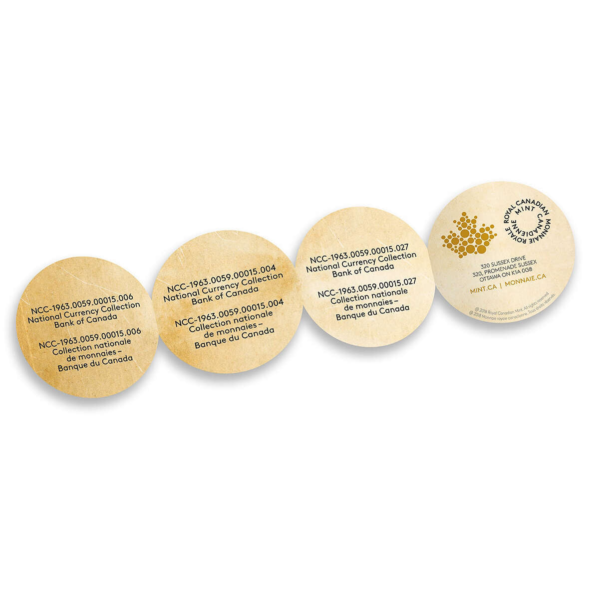 2019 Royal Canadian Mint Coin Lore: Back to Concept - Pure Silver 2-Coin Set Default Title