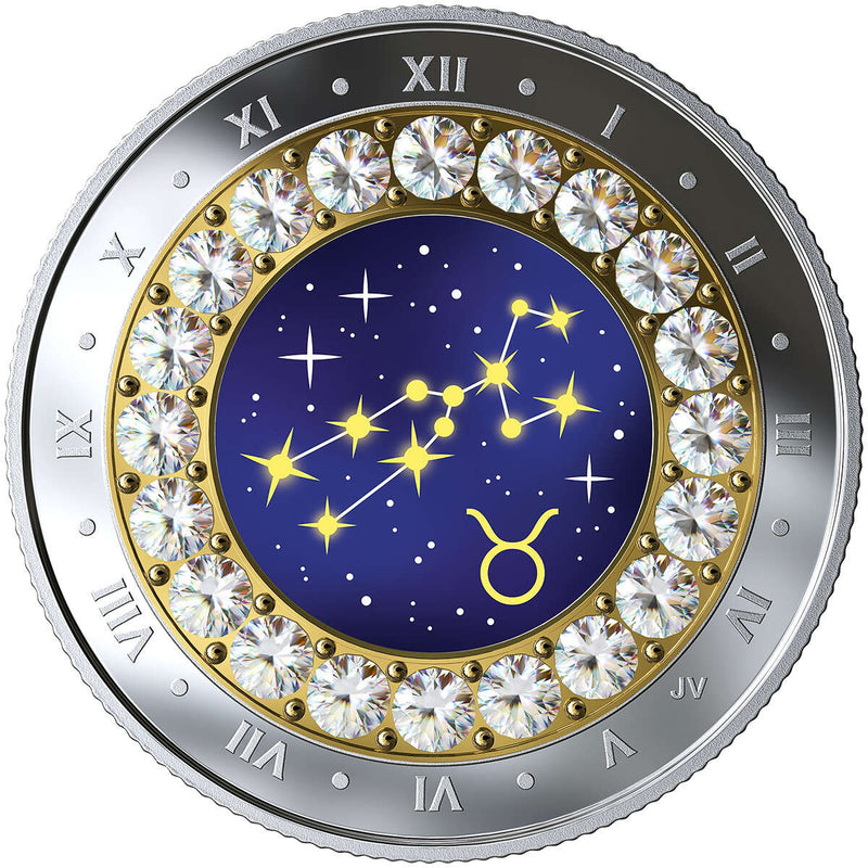 2019 $5 Zodiac Series: Taurus - Pure Silver Coin Default Title