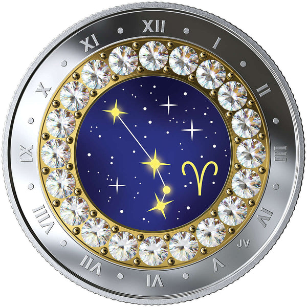 2019 $5 Zodiac Series: Aries - Pure Silver Coin Default Title