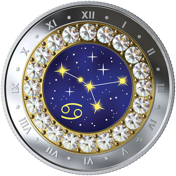 2019 $5 Zodiac Series: Cancer - Pure Silver Coin Default Title