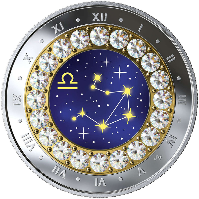 2019 $5 Zodiac Series: Libra - Pure Silver Coin Default Title
