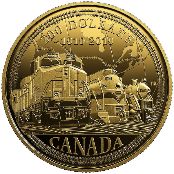 2019 $200 100th Anniversary of CN - Pure Gold Coin Default Title