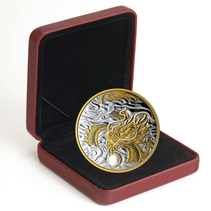 2019 $125 The Benevolent Dragon - Pure Silver Coin Default Title