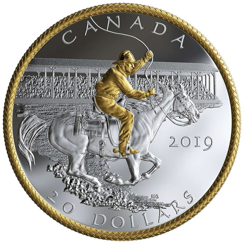 2019 $20 Calgary Stampede: Victory Stampede - Pure Silver Coin and Hand-Signed Art Card - A CCC EXCLUSIVE! Default Title