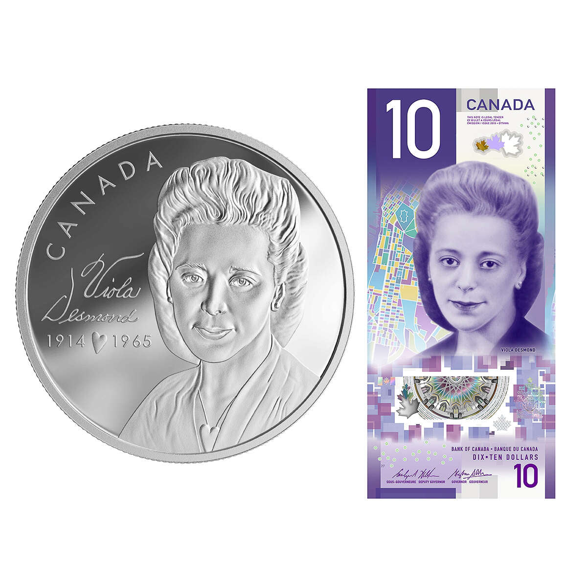 2019 $20 Viola Desmond - Pure Silver Set Default Title