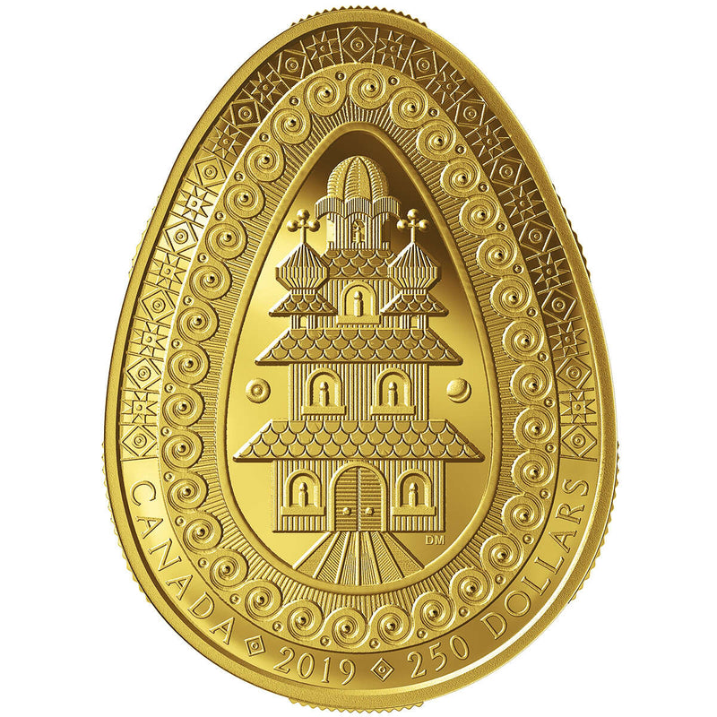 2019 $250 Eternal Blessing Pysanka - Pure Gold Coin Default Title