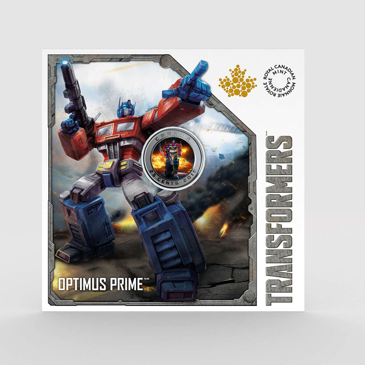 2019 25c Transforming Optimus PrimeTM - Lenticular Coin