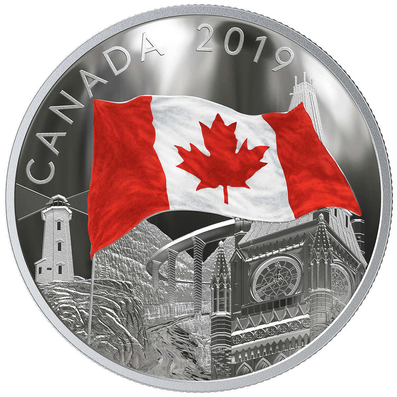 2019 $30 The Fabric of Canada - Pure Silver Coin Default Title
