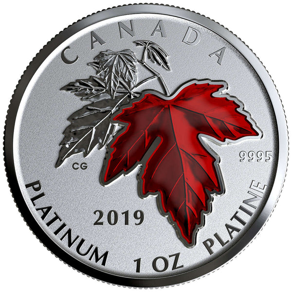 2019 $300 Maple Leaf Forever - Pure Platinum Coin Default Title