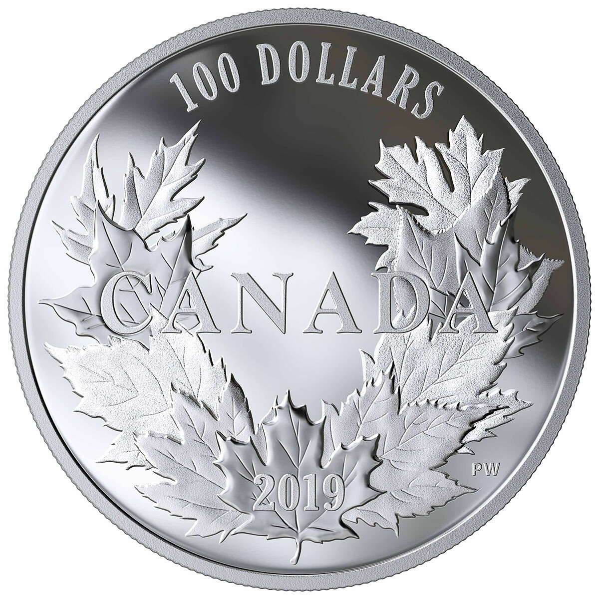 2019 $100 Canadian Maples - Pure Silver Coin Default Title