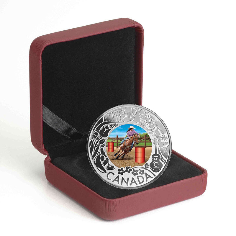 2019 $3 Celebrating Canadian Fun and Festivities: Rodeo - Pure Silver Coin Default Title