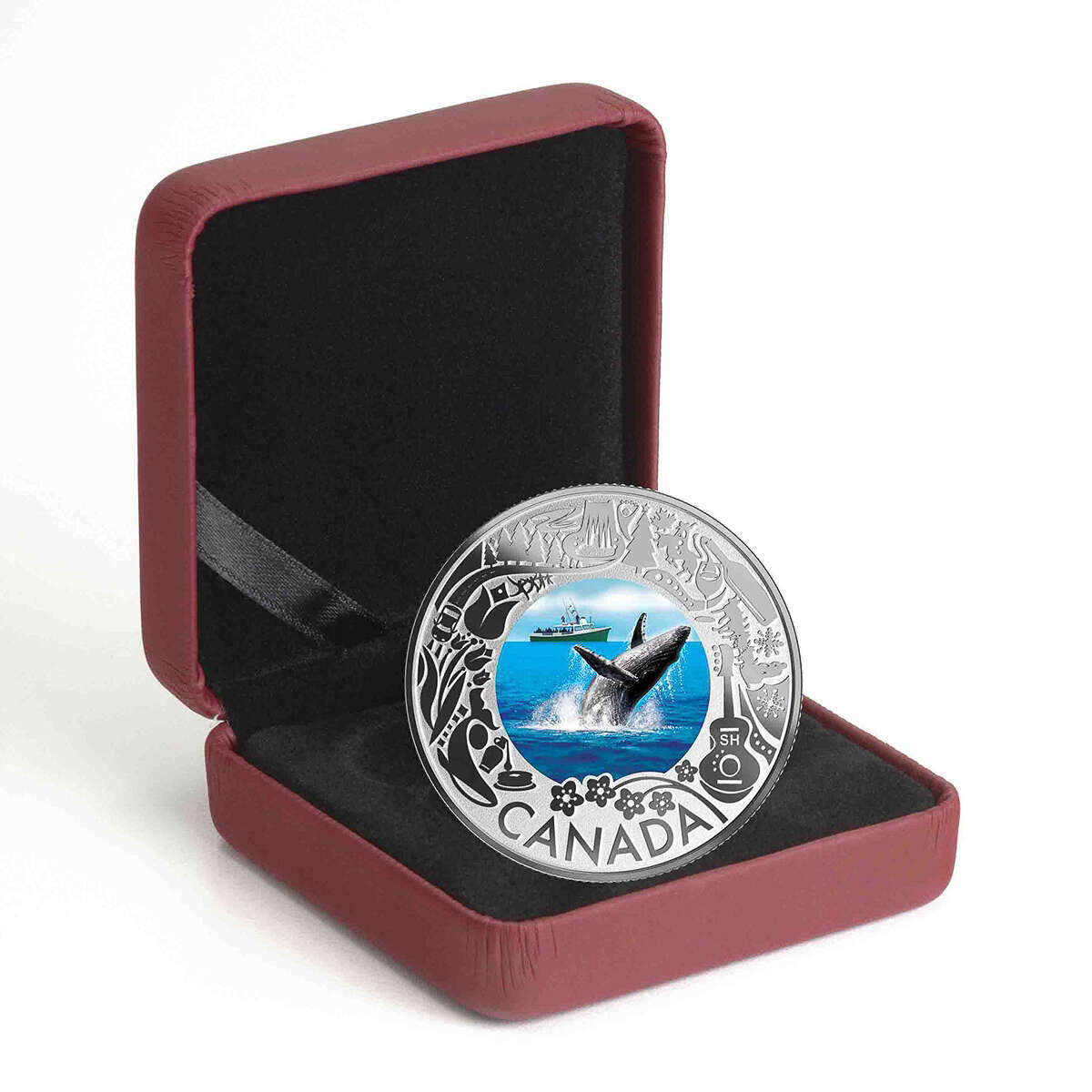 2019 $3 Celebrating Canadian Fun and Festivities: Whale Watching - Pure Silver Coin Default Title