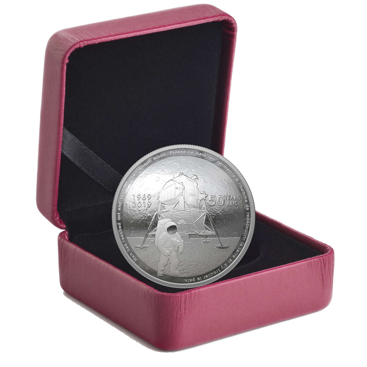 2019 $25 50th Anniversary of the Apollo 11 Moon Landing - Pure Silver
