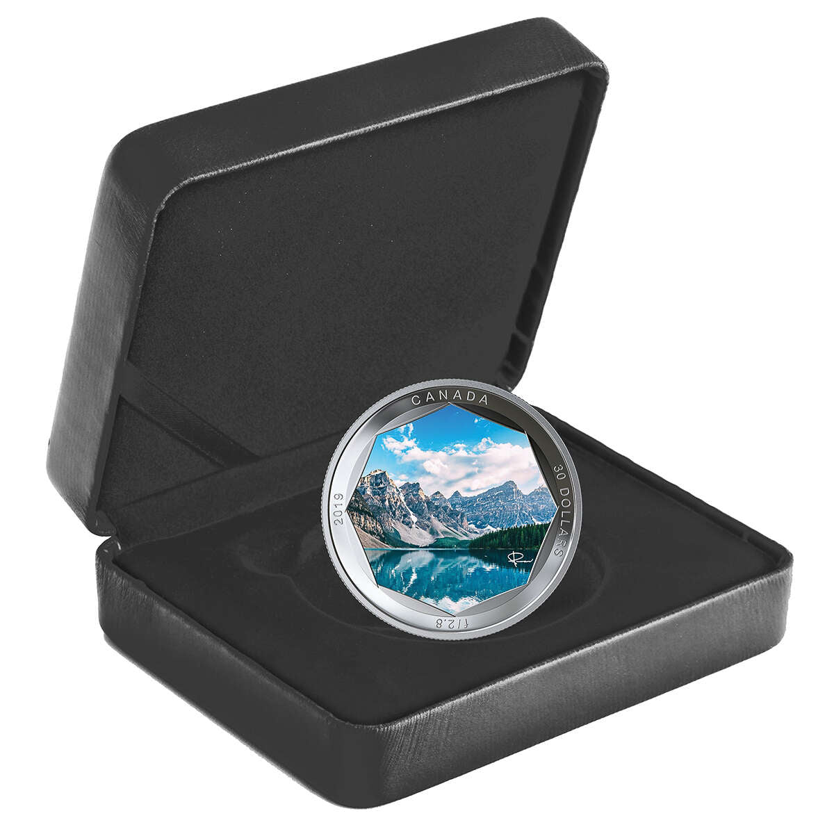 2019 30 Peter McKinnon Photo Series Moraine Lake Pure Silver Coin