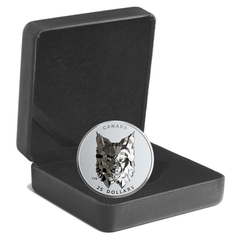 2020 $25 Multifaceted Animal Head: Lynx - Pure Silver Coin Default Title