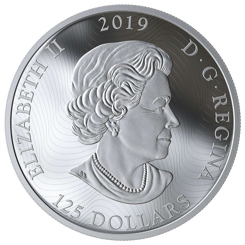 2019 $125 Primal Predators: Grizzly - Pure Silver Coin Default Title