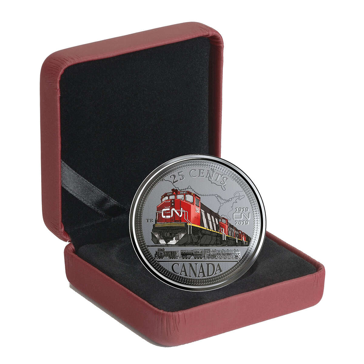2019 25-Cent 100th Anniversary of CN Coin